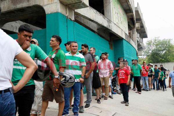 Así está el ambiente previo al duelo de semifinal entre Marathón y Motagua