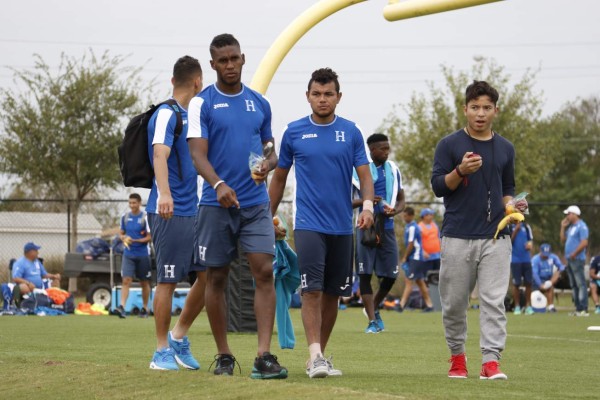 Entrenamiento de la Selección de Honduras en las canchas del Houston Dynamo