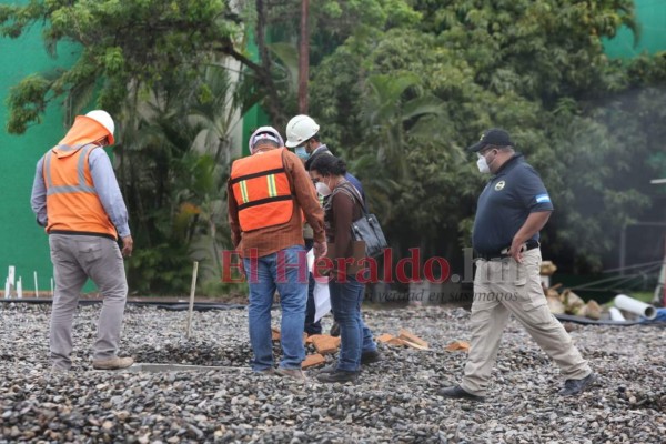 FOTOS: Así fue la inspección de la Atic en predios donde instalarán hospital móvil