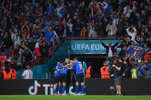 Las mejores imágenes de la clasificación de Italia a la final de la Eurocopa