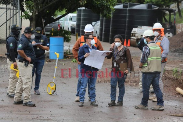 FOTOS: Así fue la inspección de la Atic en predios donde instalarán hospital móvil