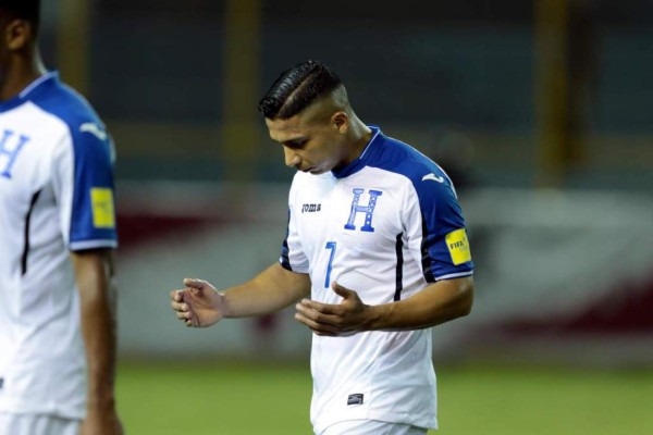 El once de la Selección de Honduras ante Jamaica en el debut de la Copa Oro