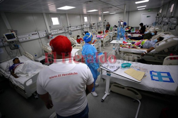 Fallas eléctricas, baños dañados y goteras: El mal estado de los vagones del módulo hospitalario de Choluteca (FOTOS)