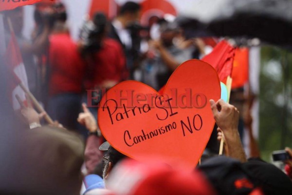 FOTOS: Así fue la marcha de la Oposición en la capital de Honduras