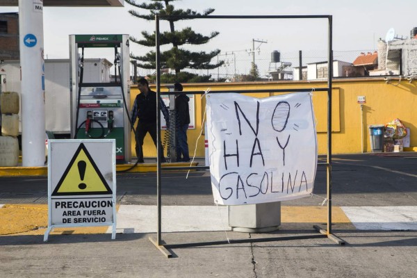 Impactantes imágenes de la crisis por escasez gasolina en México