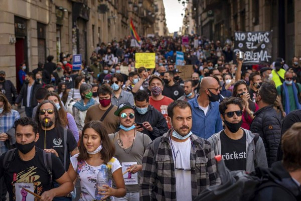 Protestas en Europa por las nuevas medidas para contener segunda ola (FOTOS)