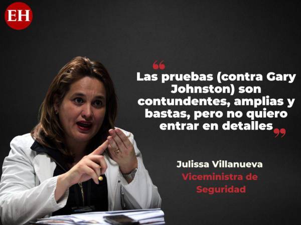 Julissa Villanueva, la viceministra de la Secretaría de Seguridad, se pronunció este martes sobre el caso del estadounidense Gary Johnston, quien es acusado del delito de trata de personas bajo la modalidad de explotación sexual forzada y pornografía infantil. A continuación te mostramos sus frases más destacadas sobre el caso.