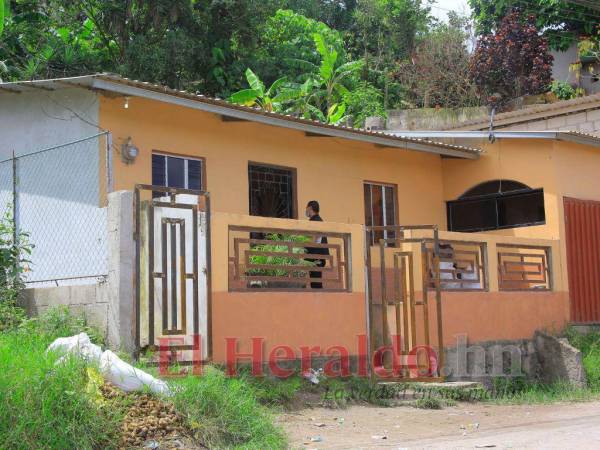 En esta casa en Lepaera, Lempira, se registró la muerte de la menor Allison.