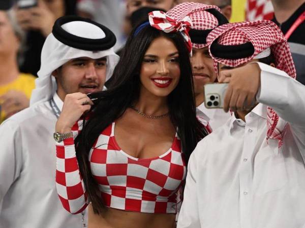 La bella mujer croata se convirtió en una de las sensaciones del Mundial de Qatar 2022.