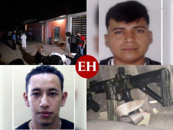 Estos son los rostros de dos de los que aún permanecen prófugos de la justicia. Según la Policía serían integrantes de la Pandilla 18 y portan armas de grueso calibre.