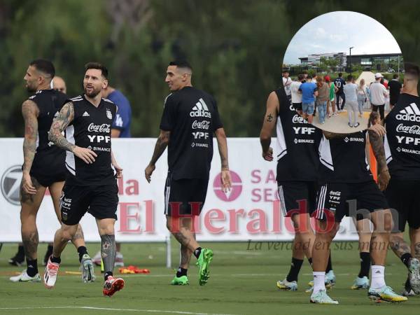 Los argentinos entrenarán mañana miércoles en el mismo complejo del Inter de Miami, pero siempre lo harán a puertas cerradas y el acceso solamente será para medios argentino.