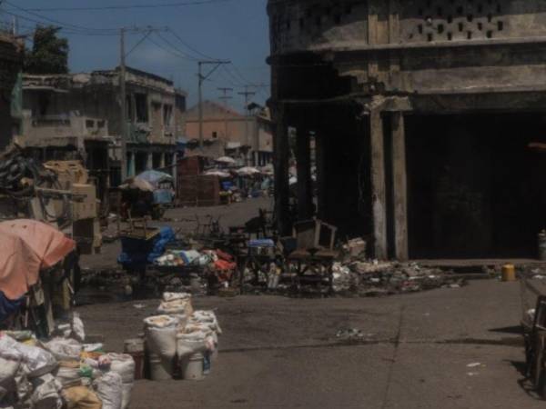 Foto ilustrativa en uno de los barrios deprimidos por la violencia de Haiti.