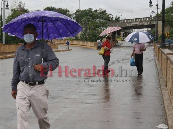 Imagen de archivo de las lluvias en Tegucigalpa, capital de Honduras.