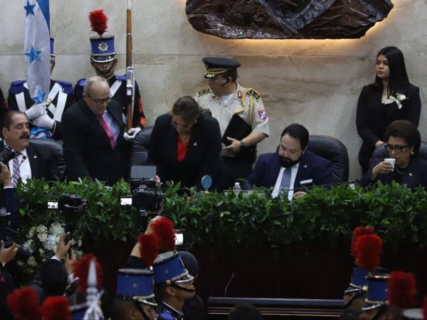 La presidenta Xiomara Castro participó en la ceremonia de instalación de tercera legislatura en el Congreso Nacional.