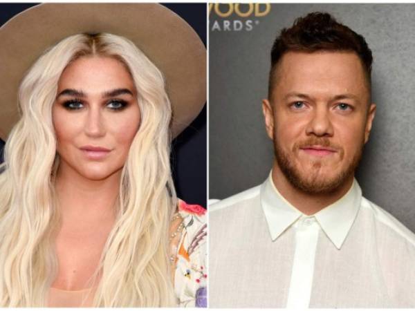 En esta combinación de fotos Kesha, a la izquierda, y Dan Reynolds de Imagine Dragons. Kesha encabezará el Festival LOVELOUD, un evento para jóvenes LGBTQ+ fundado por Reynolds. El festival será el 29 de junio del 2019 en el anfiteatro USANA en West Valley City, Utah. (AP Foto)