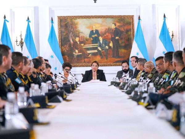 La reunión duró más de dos horas en Casa Presidencial, pero no se presentaron informes sobre estrategias a Castro Sarmiento.