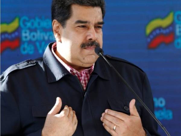 El presidente de Venezuela, Nicolás Maduro, acusó a Colombia y Brasil de conspirar para un golpe de Estado junto a Estados Unidos. Foto: Agencia AP