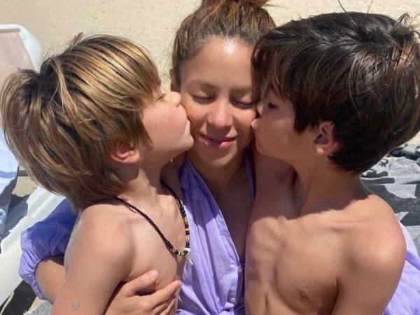 Desde el anuncio de su separación con Pique, Shakira ha encontrado refugio y amor en sus hijos.