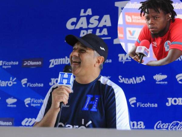 Diego Martín Vázquez, entrenador de la Bicolor y el tercer futbolista descartado para la Copa Oro es el defensa del Olimpia, José García.