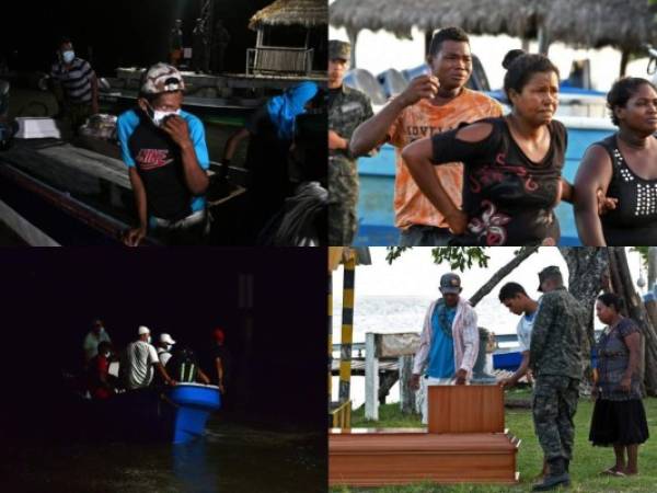 Luego de la tragedia ocurrida en La Mosquitia hondureña, un ambiente de dolor, desesperación e incertidumbre se vive en ese sector del país. EL HERALDO le muestra a través de fotos, los diez datos más relevantes hasta este viernes. FOTO: AFP