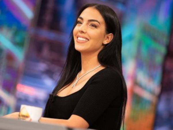 Así lucia la empresaria Georgina Rodriguez durante el programa “El Hormiguero”.