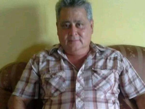 Benigno Tejeda, de 57 años de edad, fue un reconocido docente en Catacamas, Olancho.