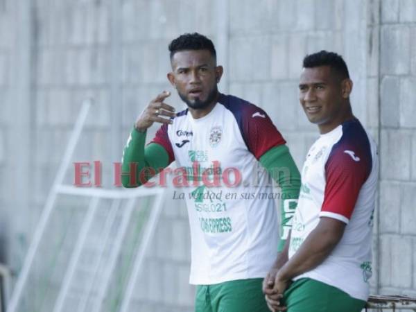 Carlos Discua, jugador del Marathón, habló sobre su gol la jornada pasado.