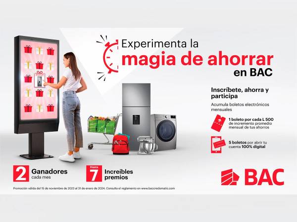 Experimenta la magia del ahorro con BAC esta temporada navideña. Participa en la promoción y gana increíbles premios mientras impulsas tu planificación financiera.