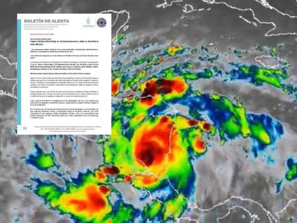 Este domingo se esperan lluvias y chubascos con actividad eléctrica en la mayor parte del territorio nacional.