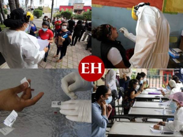 Decenas de capitalinos llegaron este jueves a las brigadas médicas que se realizan en varios puntos del Distrito Central en busca de atención médica. Fotos: David Romero | EL HERALDO.