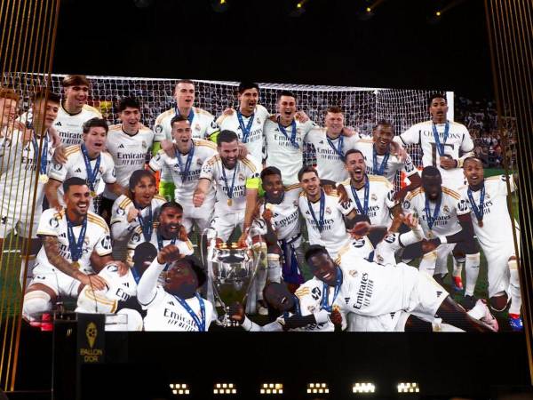 El Real Madrid fue nominado como mejor equipo masculino del año en los premios del Balón de Oro 2024, pero nadie del club asistió.