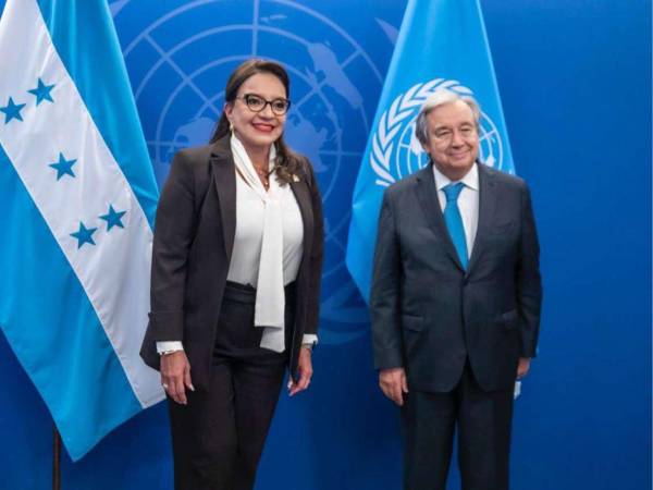 La presidenta Castro y el secretario Guterres se reunieron el miércoles.