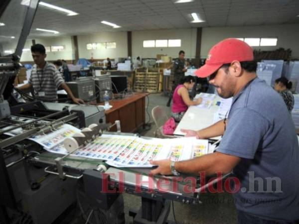 La impresión de papeletas comenzará próximamente. Foto: El Heraldo