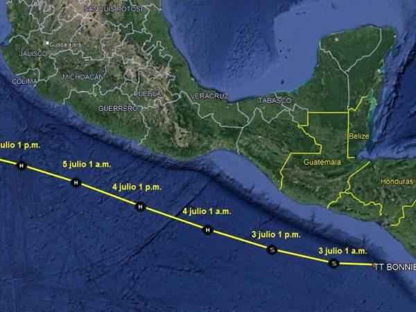 Los departamentos en los que se declaró alerta amarilla son Santa Bárbara y Cortés debido al fenómeno.