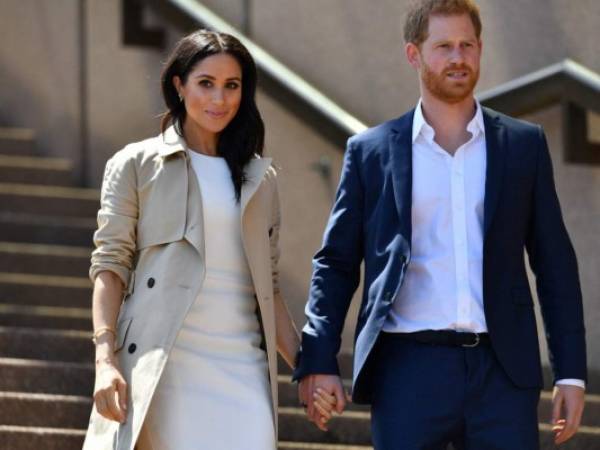 Meghan Markle, de 39 años, y el príncipe Harry, de 36, esperan su segundo hijo. Foto: AFP