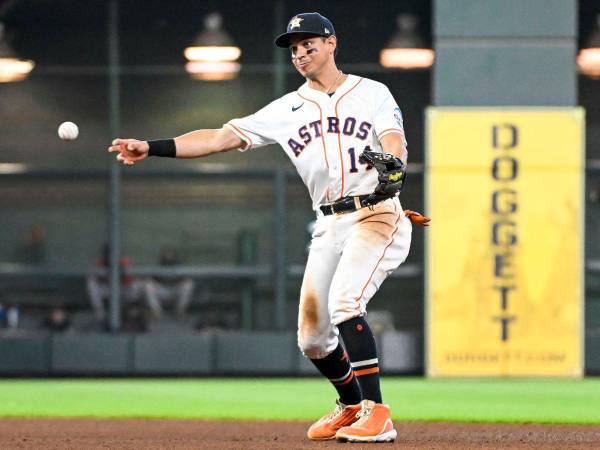 El beisbolista hondureño Mauricio Dubón se quedó sin jugar por segunda vez en esta contienda contra los gigantes de la MLB debido al regreso del segunda base titular el venezolano José Altuve.