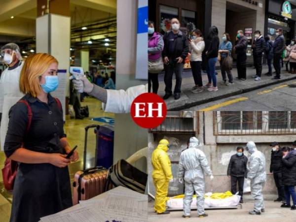 La primera muerte fuera de China por el nuevo coronavirus, ocurrida en Filipinas, reavivó el domingo el temor a la propagación de la epidemia, que ya se ha cobrado más de 300 vidas en China. Fotos: AFP / AP.