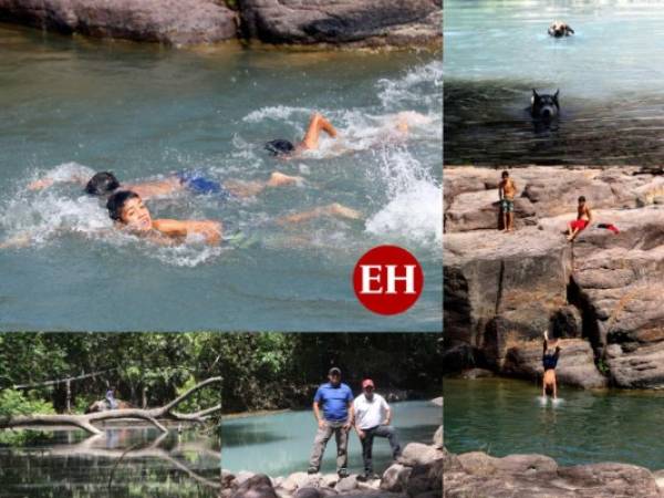 A solo unos 60 kilómetros de la capital de Honduras se esconde un tesoro de la Naturaleza que es una verdadera joya para quienes buscan disfrutar de las cristalinas aguas de las pozas del Río Azul de Nueva Armenia. Fotos: Johny Magallanes/EL HERALDO.