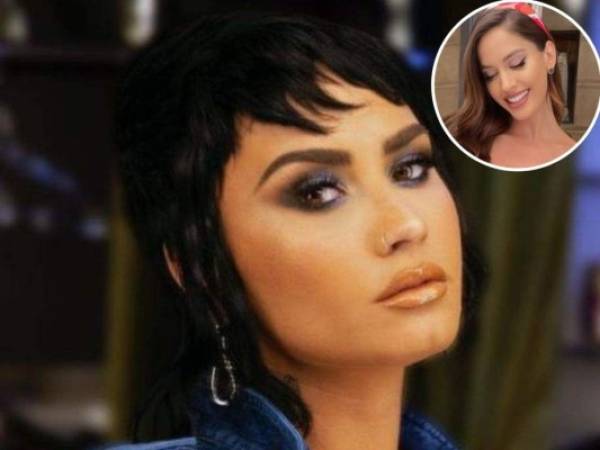 Lovato confiesa estar obsesionada con las fotos que publica la exnovia de Maluma. Fotos: ddlovato/natalia/Instagram