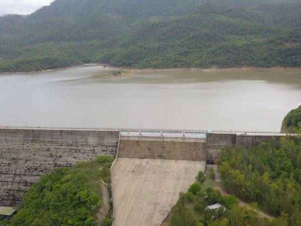 Así luce de llena la represa La Concepción, se espera que este año llegue a su máximo nivel, aún faltan más lluvias de este invierno.