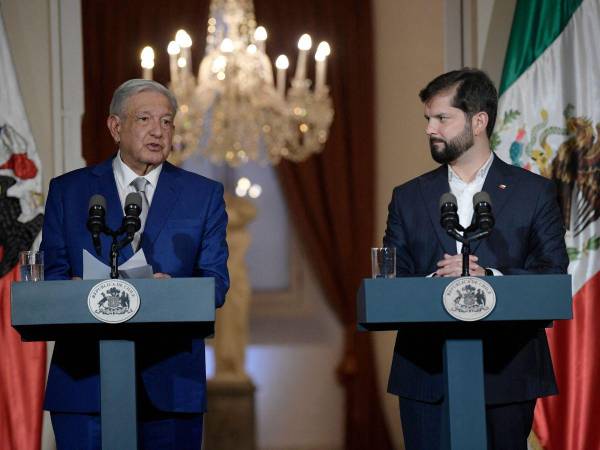 Andrés Manuel López Obrador y Gabriel Boric se reunieron este domingo.