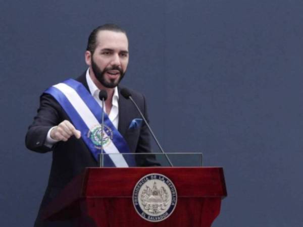 El presidente de El Salvador, Nayib Bukele.