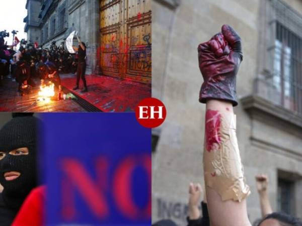 Mujeres mexicanas se unieron en un furioso reclamo, impulsadas por la indignación que provocó esta semana el atroz feminicidio de Ingrid Escamilla, joven en la capital mexicana. Fotos AFP