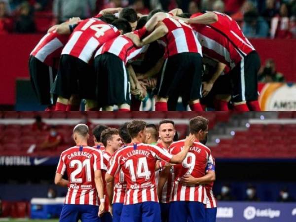 El club vasco se enfrenta ahora al Atlético en su primer paso para tratar de alzar su segunda Supercopa consecutiva. Fotos: AFP