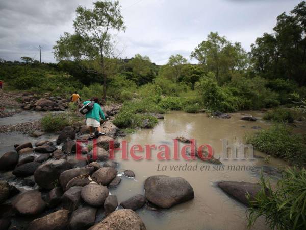 Llegar a El Rincón y El Molino es un riesgo que a diario aflige a los habitantes de Yaguacire, pero la falta de un puente no deja otra alternativa.