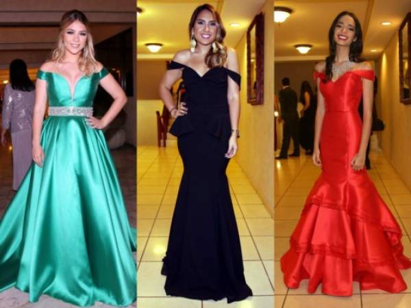 Las chicas de la Prom 2017 de la Escuela Americana vistieron sus mejores atuendos en una noche que perdurará en sus memorias. Foto: Jimmy Argueta / EL HERALDO.