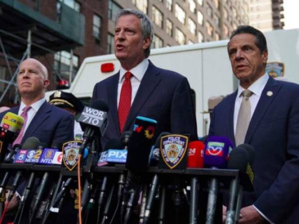 El alcalde de Nueva York, Bill de Blasio, dijo que el plan abarcará a unas 600 mil personas. Foto EL HERALDO