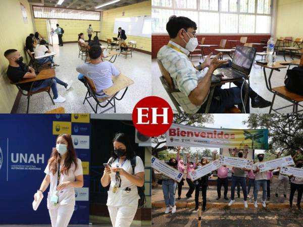 Dos años y dos meses han pasado desde que la Universidad Nacional Autónoma de Honduras (UNAH) decidió suspender las clases presenciales como medida preventiva frente a la pandemia del covid-19, sin embargo, a partir de este miércoles los estudiantes y maestros han comenzado a retornar a los campus, aunque en medio de muchas preguntas.