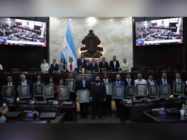 Ellos fueron los galardonados.