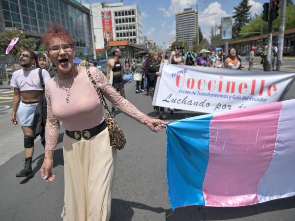 “Después de 25 años de despenalización (de la homosexualidad) seguimos en la precariedad, las mujeres trans sobre todo”, dijo Malony Chávez.